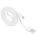 [Apple MFi Certified ] Yellowknife 2 Pack 3.3ft 1m Unique Flat Lightning to USB Cable Sync Charger for iPhone 6 /6s /6 plus /6s plus /SE /5 /5s/5c , iPad /Mini /Air /pro, iPod Nano (Black and White)