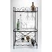 Kitchen & Housewares : Wine and Glass Floor Rack (Black) (36