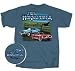 Ford Mustang TRUE HORSEPOWER Adult Indigo Blue T-shirt