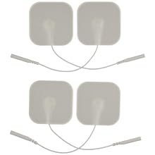 3B Scientific W63201 Comfort-Stim Elite White Foam Electrodes, 2" Length x 2" Width
