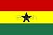 Wallmonkeys Peel and Stick Wall Decals - Ghana Flag - 24"W x 16"H Removable Graphic