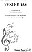 John Lennon/Paul McCartney: Yesterday (SATB)