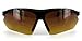 Daredevil Fashion Bifocal Sunglasses w/ Wrap-Around Sports Design and Anti-Glare Coating for Active Men (Black+Blue w/ Amber +2.00)