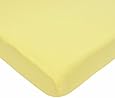 American Baby Company Jersey Knit Porta-Crib Sheet, Maize