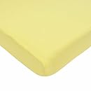 American Baby Company Jersey Knit Porta-Crib Sheet, Maize
