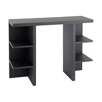 SEI Contemporary Black Sofa Table