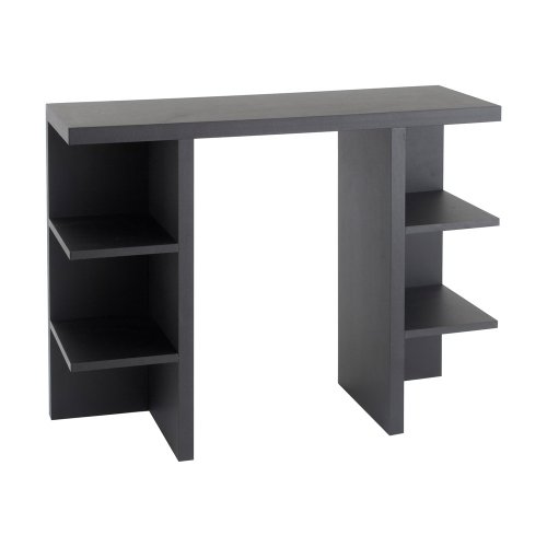 SEI Contemporary Black Sofa Table