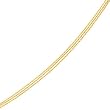 14K Yellow Gold Three Strand Fancy Chain - 18 inches