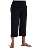 Sag Harbor Women's Crop Pant,Navy,8