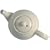 Dexam London Pottery 2 Cup Globe Teapot Ivory