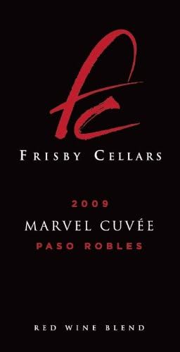 2009 Frisby Cellars Marvel Cuvee Red Blend Paso Robles 750 mL