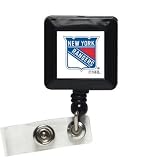 New York Rangers Retractable Badge Holder Keychain