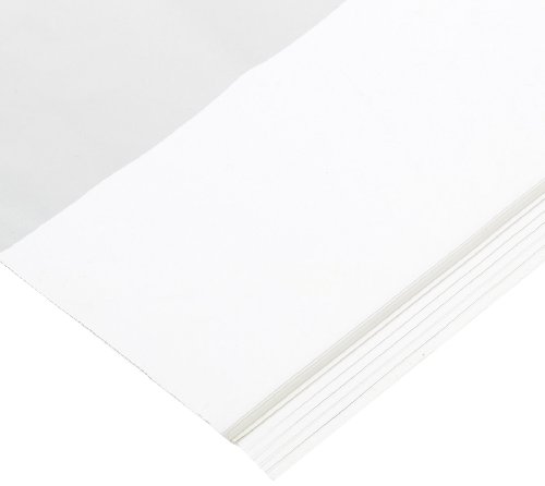 Aviditi 2" x 3" Reclosable Zipper White Block Plastic Poly Bags, 4 Mil, Clear, for Sorting and Organizing with Large Write-On Area to Label, (Case of 1000)
