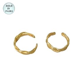 14k Gold Plated Ear Cuffs Unique Design