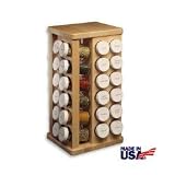 Review JK Adams  / 32 Bottle Wood Carousel Spice Rack