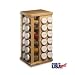 16 Bottle Carousel Wood Spice Rack [Kitchen]