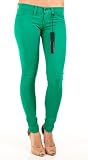 Flying Monkey Jeans L7386 Color Stretch Skinny Jeans - Green