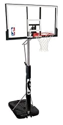 Spalding 72307PR Portable Basketball System with 52-Inch Acrylic Backboard