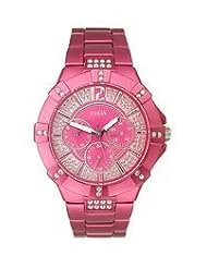 GUESS Dazzling Sport Watch - Fuchsia