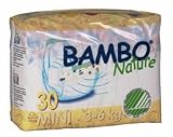 Bambo® Nature Chlorine-Free Eco-Friendly Baby Diapers (Size 2 Mini - Fits 6.6 to 13 lbs) - 30/Bg 180/Cs