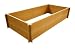 UL-T-MATE 2X4EP 2-Foot Wide x 4-Foot Long x 10-Inch High Natural Wood Grain Composite Raised Bed Garden Planter Kit With Embossed Finish - Light Brown Cedar