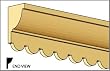 Dollhouse Miniature Crown Molding/Cornice