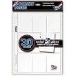 BCW 30 (Thirty) 9-Pocket Pages For Baseball Cards, Football Cards, etc (fits into 3-Ring Notebook) Made in U.S.A