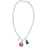 GYMBOREE(ジンボリー) ホリデーチャームネックレス メタリックシルバー 小物ジュエリー・ヘアーアクセサリー One Size【並行輸入】