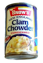 Snow New England Clam Chowder 15oz 12count by Castleberry Foods