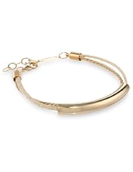 a.v. max Metallic Cord Tube Bracelet, 7"