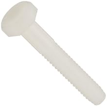 Nylon 6/6 Machine Screw, Hex Head