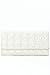 Ivory Pyramid Design Flap Purse