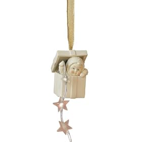Department 56 Snowbabies Celebrations Xmas Gift, Cascading Stars Chaser Light