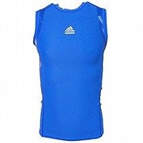 adidas(アディダス） 09-Q1 TF Power Web ｽﾘｰﾌﾞﾚｽ Tｼｬﾂ エアフォースブルー&times;トランスパレント&times;ライトオニックス
