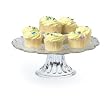 Small Vine Pressed Pedestal Cake Plate