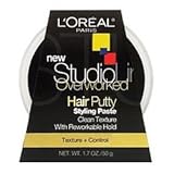 L'Oreal Paris Studio Line Overworked Hair Putty, 1.7 Ounce