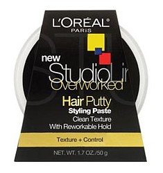 L'Oreal Paris Studio Line Overworked Hair Putty, 1.7 Ounce