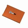 Swiss Wallet, Anodized Aluminum, Money Clip, Orange