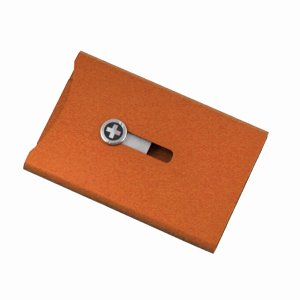 Buy Wagner Swiss Wallet, Anodized Aluminum, Money Clip, Orange by Wagner-DISC