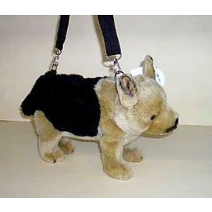 Cover image : Schäferhund Hund Tasche Umhängetasche für Kinder mit Umhängegurt 33 cm groß