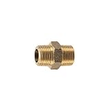 ミヤコ　MIYAKO　M154MN砲金六角ニップル【M154MN】 寸法：20×13