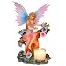 Fairy Sitting on Tree Trunk Candleholder