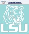 LSU Tigers Die-Cut Decal - 8"x8" White