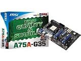 MSI A75A-G55 SockelFM1 4xDDR3 2133 (OC) /1866/1600/1333/1066/800 max 32GB ATX AMD Hudson D3