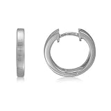 14k White Gold Hinged Earrings