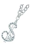 Clear Bunny and Money Sign 20 inch Necklace