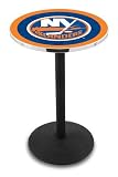 42" New York Islanders Bar Height Pub Table - Round Base
