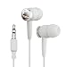 Hedgehog Tiny Novelty In-Ear Earbud Headphones - White