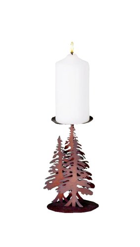 Biedermann & Sons Winter Candleholder Evergreens