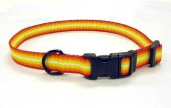 Coastal Pet Products Graduated Orange Nylon Adjustable Collar for Dogs